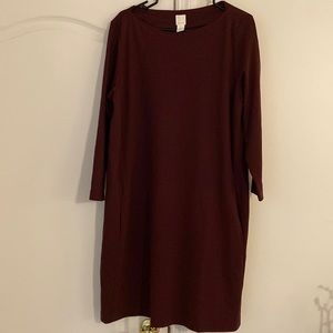 H&M Basics Dress with Pockets *NEVER WORN* Size L